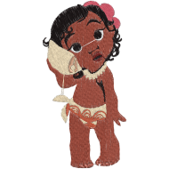 Matriz de Bordado Moana Baby